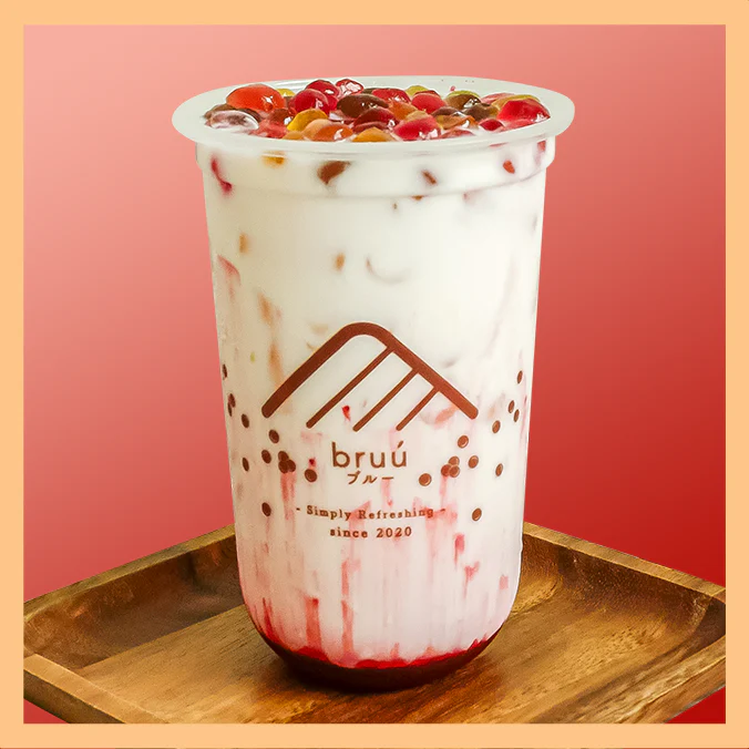 Strawberry Marble Latte